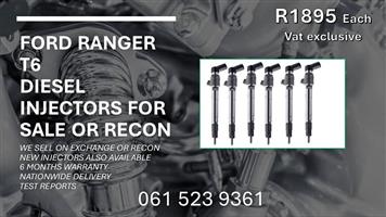 FORD RANGER T6 DIESEL INJECTORS -FREE COURIER NATIONWIDE