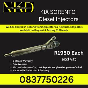 KIA SORENTO DIESEL INJECTORS FOR SALE
