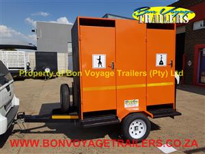 2 Compartment Toilet Trailer For Sale