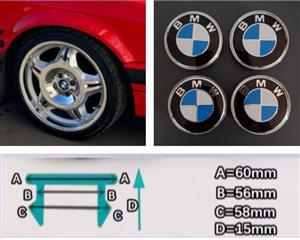 BMW Motorsport rim centre caps