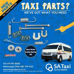 New Girlock Rear Brake Lining Spring Kit suitable for Toyota Quantum - SA Taxi Auto Parts