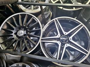 Mercedes Benz mags size 17 pcd 5/112