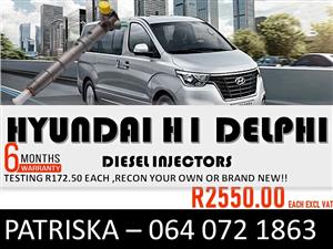 INJECTORS FOR HYUNDAI H1 DELPHI FOR SALE