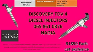 DISCOVERY TDV 4 DIESEL INJECTORS FOR SALE