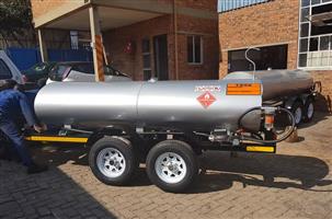 2500 liter mild steel tanker