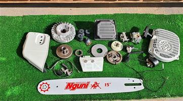 Nguni NS381 Chainsaw spares. GARDEN MARKET PLACE.  1 Gardens Road, HILLCREST.  CORNER OF INANDA ROAD