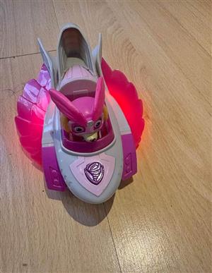 PAW Patrol Mighty Pups Charged Up Skye Deluxe Vehicle toy.  Good condition. Seapoint
