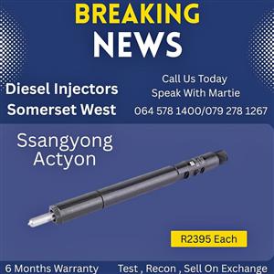 Actyon diesel injectors