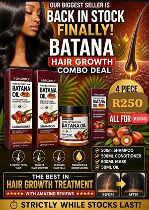 Batana hair oil combo