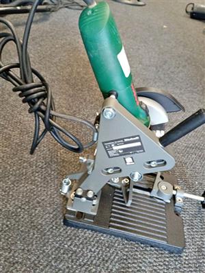 Einhell TS 115/125 Cutting Stand with Mounted Bosch PWS6 Angle Grinder, 6 Months Warranty