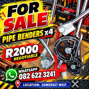 Pipe benders