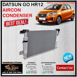 DATSUN GO HR12 AIRCON CONDENSER