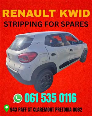 Renault kwid stripping for spares 