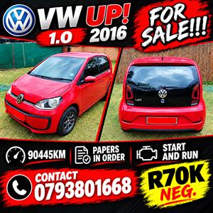 VW UP 1.0 2016 FOR SALE!!!!