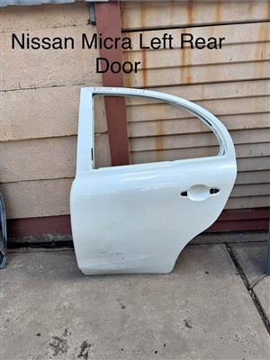 Nissan Micra K13 Left Rear Back Door