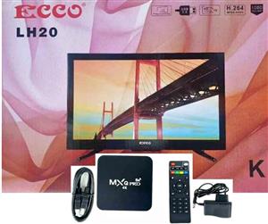 20" (45cm wide) LED TV Smart Combo, NEW with 6 month warranty and FREE DELIVERY