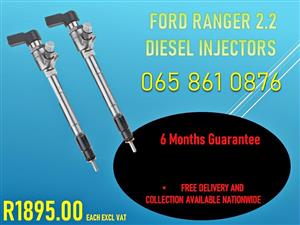 FORD RANGER 2.2 DIESEL INJECTORS FOR SALE OR RECON ORIGINALS