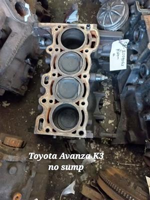 TOYOTA AVANZA K3 BLOCK AND TOP AVAILABLE