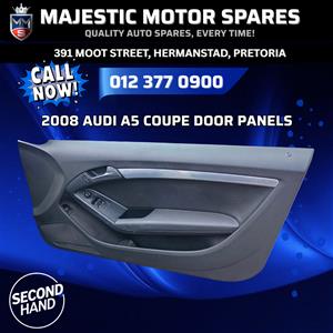 2008 Audi A5 coupe door panels (used)
