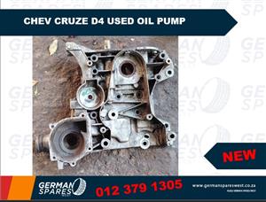 Chev Cruze D4 Used Oil Pump 