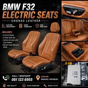 BMW F32 Electric Seats – Cognac Leather (f30 retrofit)