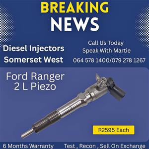 Ford Ranger Piezo diesel injectors