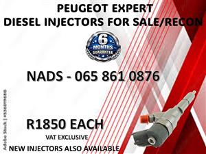 PEUGEOT EXPERT DIESEL INJECTORS FOR SALE / RECON WITH WARRANTY PRETORIA