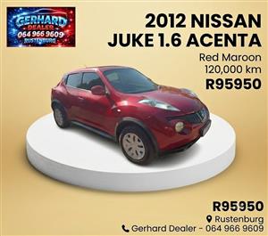 2012 Nissan Juke 1.6 Acenta