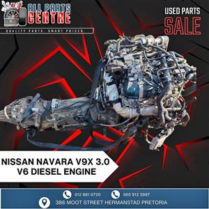 Nissan Navara V9X 3.0 V6 Diesel Engine 