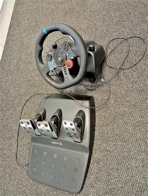 Logitech G29 Racing Wheel for PlayStation®5 and PlayStation®4 and PC, Used but Good. 6 Months Warran