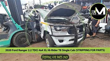 2020 FORD RANGER 2.2 TDCi 4x4 XL HI-RIDER T8 SINGLE CAB (STRIPPING FOR PARTS)