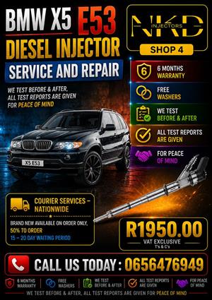 BMW_X5_E53_Diesel_Injectors_on_Recon_