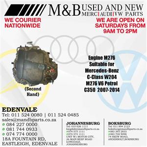 Engine M276 (Second Hand)  Suitable for Mercedes-Benz C-Class W204 M276 V6 Petrol C