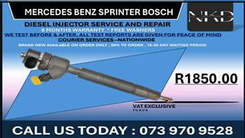 Mercedes Sprinter Bosch Diesel Injectors 