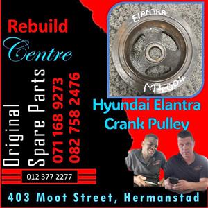 Hyundai Elantra Crank pulley 