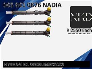 HYUNDAI H1 2.5 DIESEL INJECTORS FOR SALE WITH WARRANTY