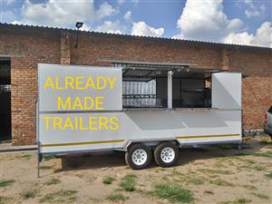 Pay and Go already made kitchen food trailers