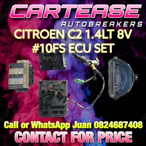 CITROEN C2 1.4LT 8V #10FS ECU SET
