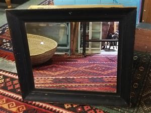 Oak framed mirror