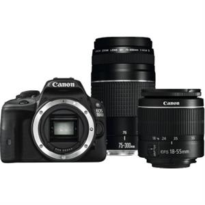 Canon EOS 100D Digital SLR Camera with EF-S 18-55mm f/3.5-5.6 III & EF 75-300