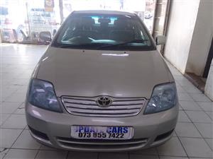 2005 Toyota corolla 180i GLS MANUAL Gold color petrol  