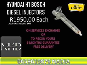 Hyundai H1 Bosch diesel injectors for sale