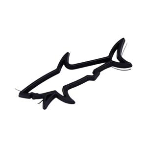Shark Black Adhesive Badge