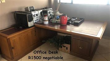 Large Wooden Office Desk For Sale Junk Mail