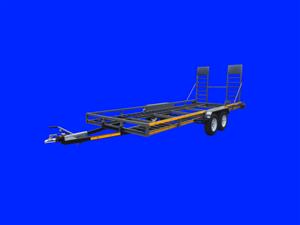 6 Meter Car Trailer