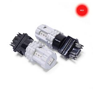 SMD LED Replacement Bulb - Type T25 3156 Wedge Red (pair)