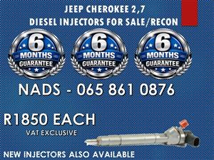 RECONDITIONED DIESEL INJECTORS FOR SALE FOR JEEP CHEROKEE 2.7