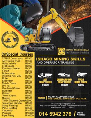 ADT DUMP TRUCK TRAINING SKILL S CENTER AT RUSTENBURG
