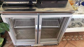 Stainless steel undercounter fridge