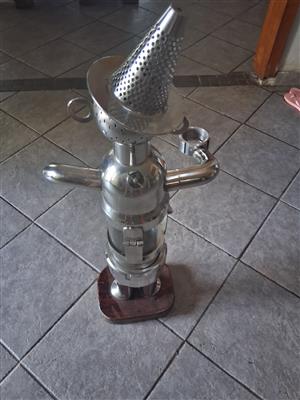 Stainless steel alcohol dispenser 